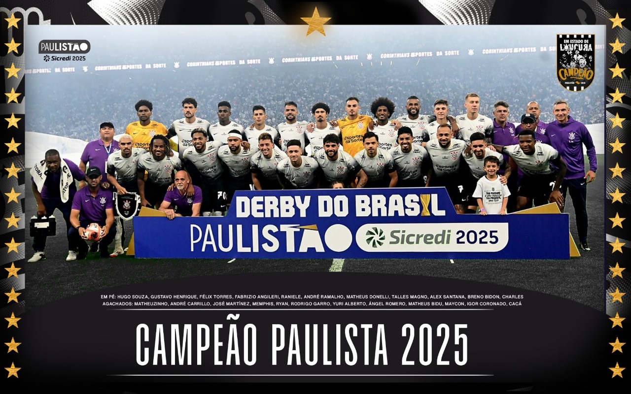Corinthians campeão paulista 2025